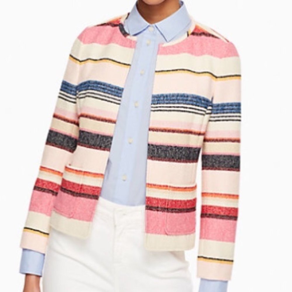 Kate Spade Striped Jacket Blazer